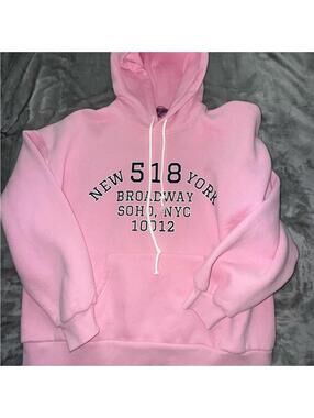 Edikted Pink Hoodie